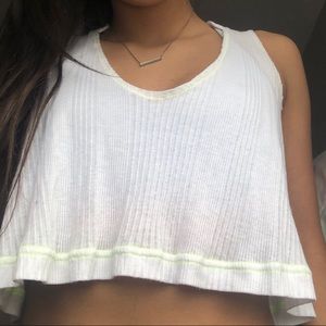 cropped workout tank
